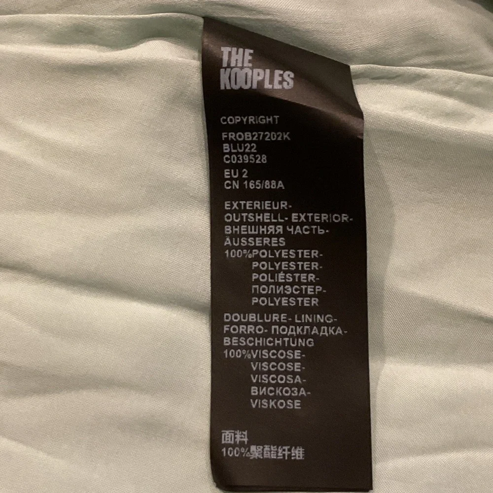 The Kooples - Mint Green Ruffled Dress